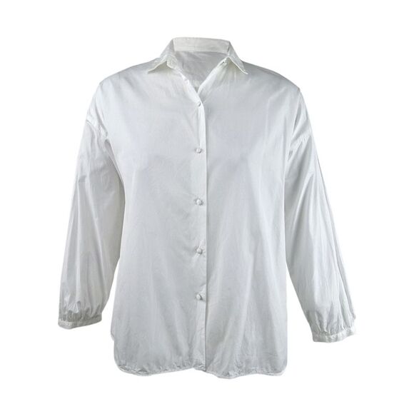 Weekend Max Mara Women's Liana Self-Tie Cotton Shirt - White - Picture 1 of 3